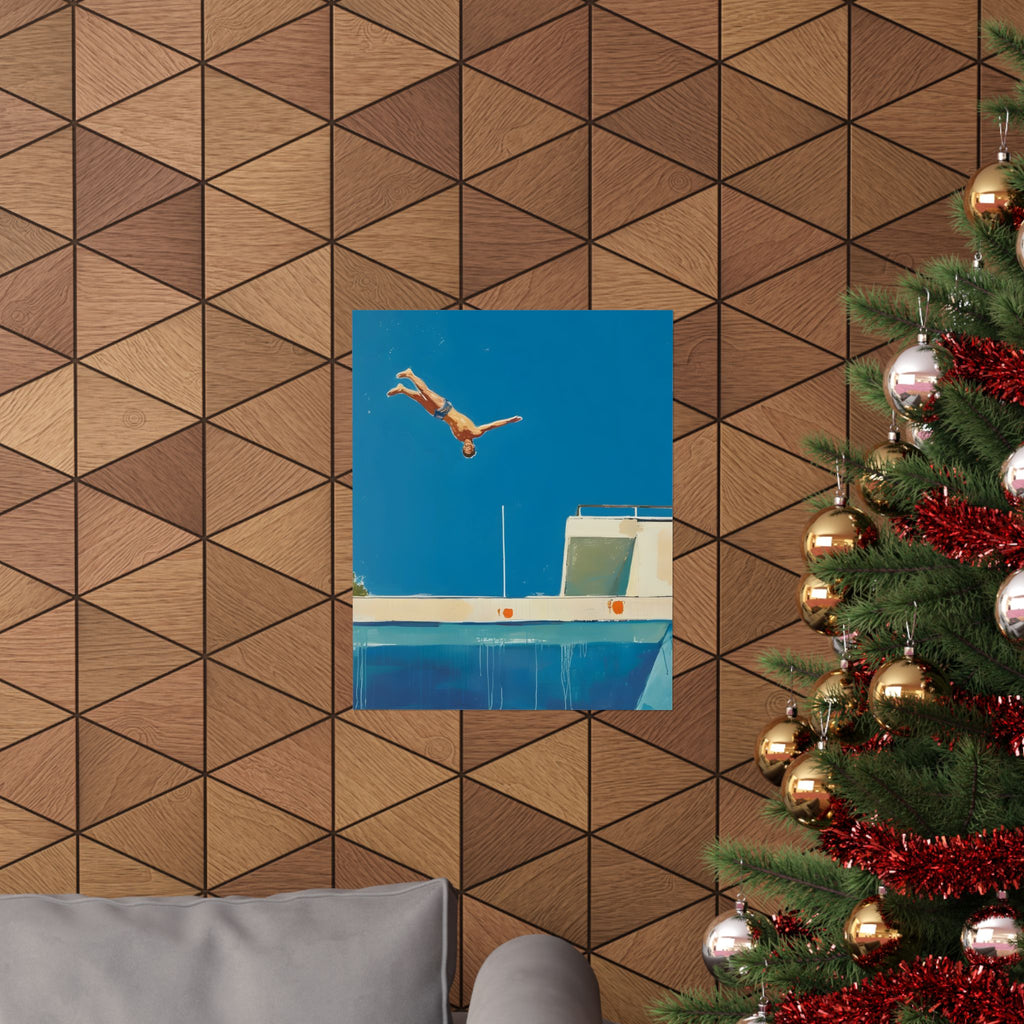 A Moment Before the Splash Matte Vertical Poster — Wall Art