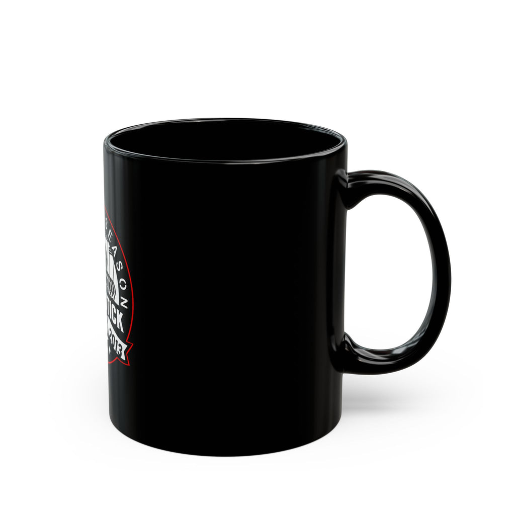 Candlestick Park Logo Retro Black Mug (11oz, 15oz)