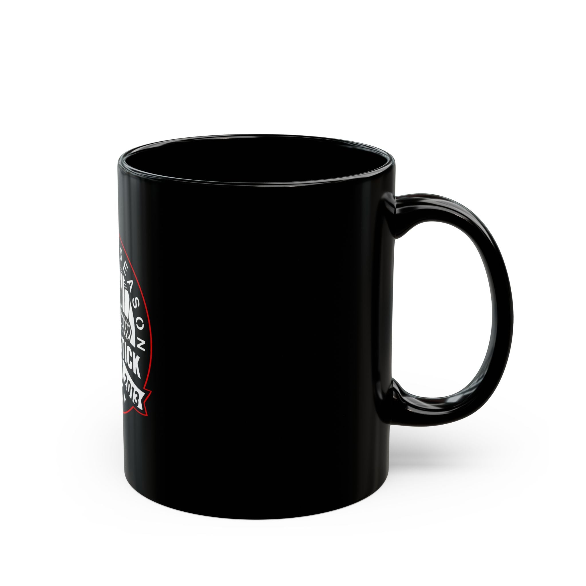Candlestick Park Logo Retro Black Mug (11oz, 15oz)
