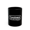 Continent Logo Retro Black Mug (11oz, 15oz)