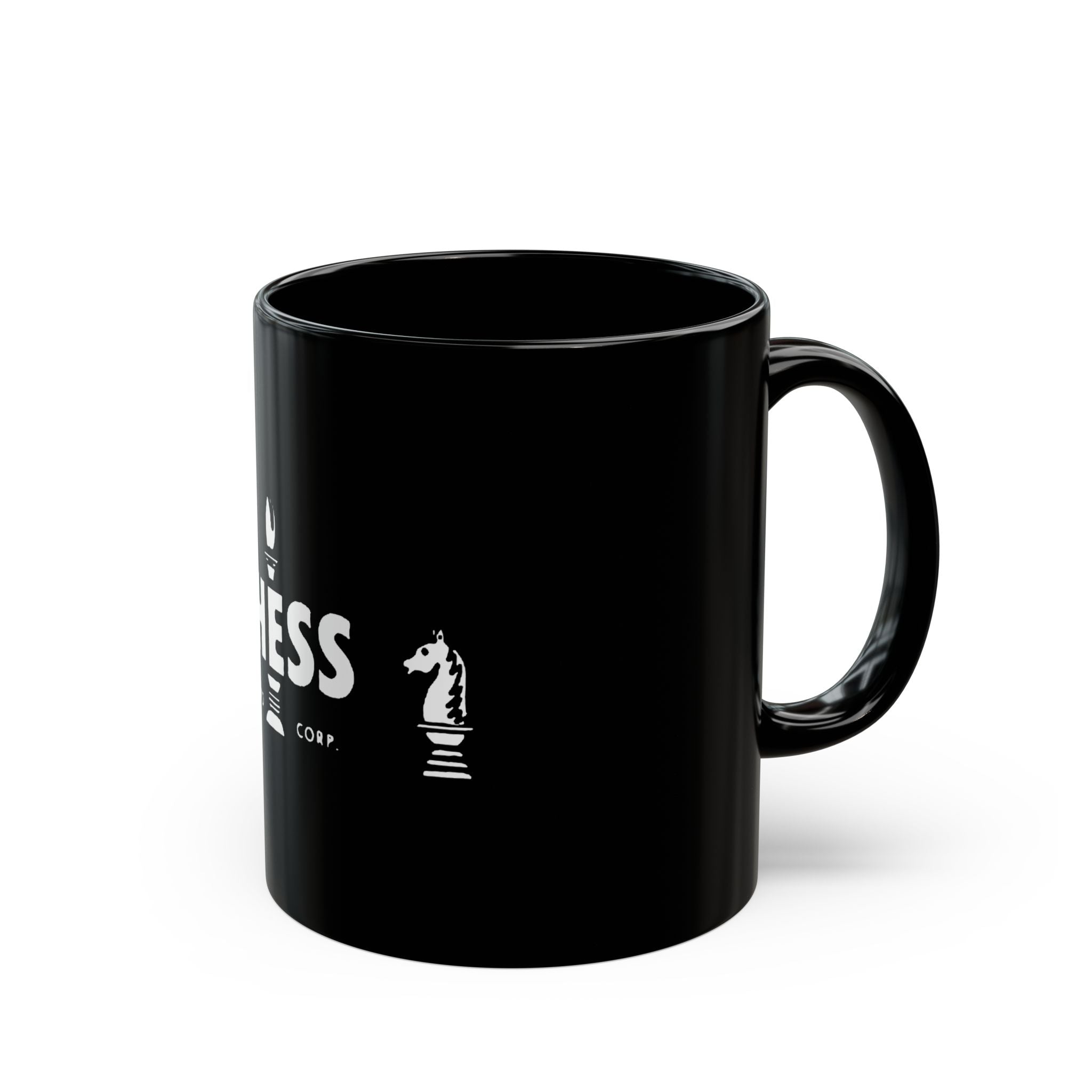 Chess Record Logo Retro Black Mug (11oz, 15oz)
