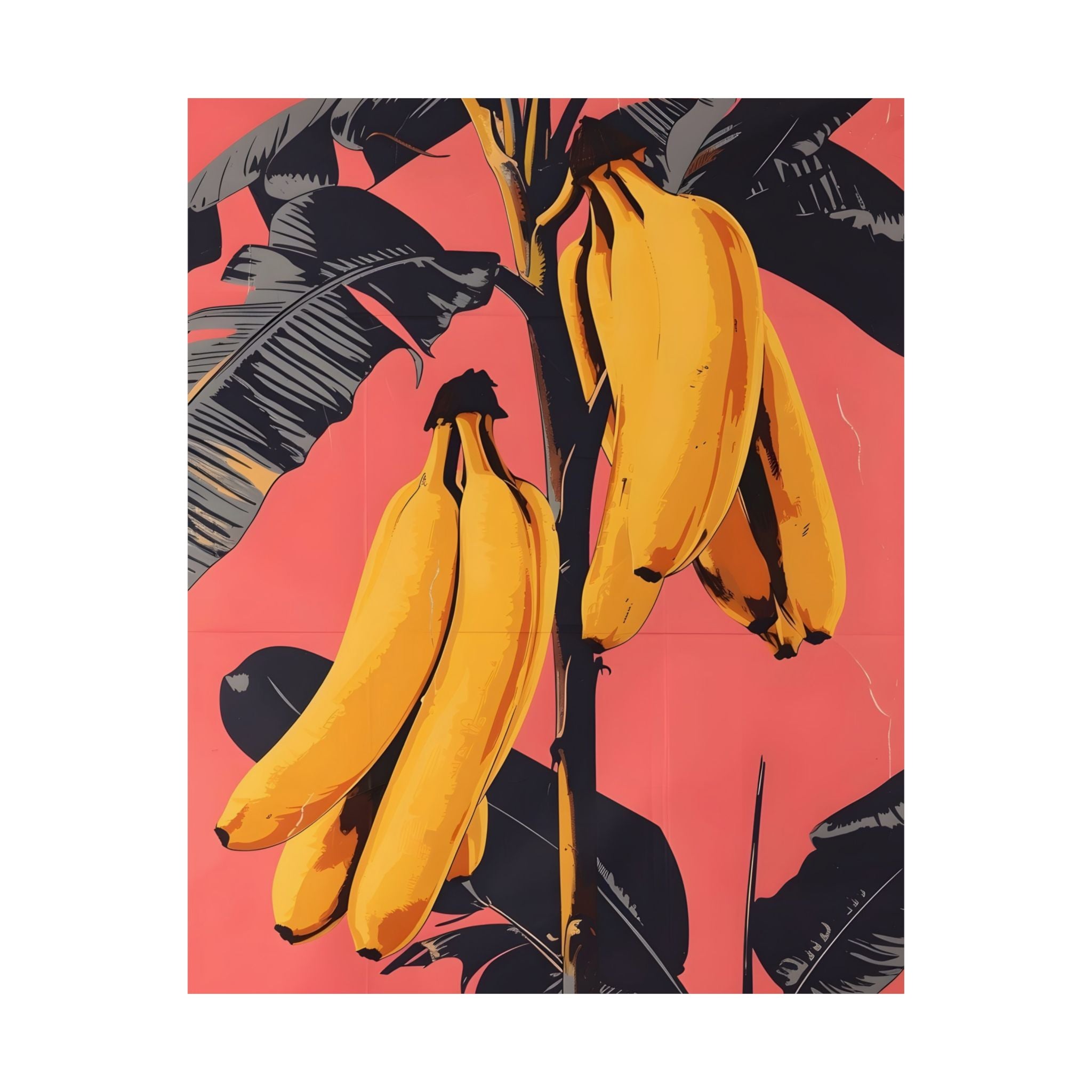 Pop Banana Matte Vertical Poster — Wall Art