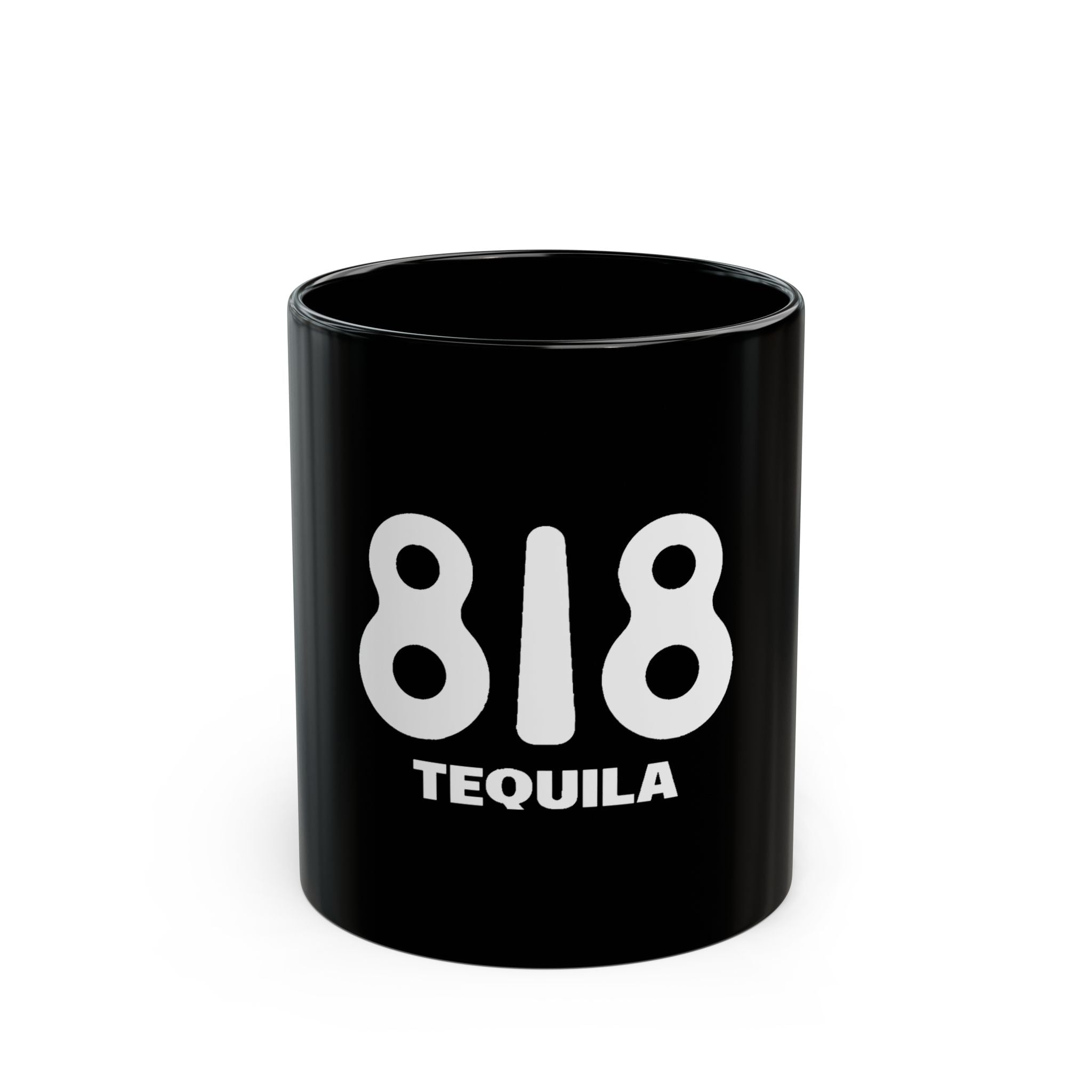 818 Tequila Logo Retro Black Mug (11oz, 15oz)