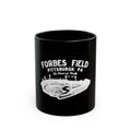 Forbes Field Pittsburgh Logo Retro Black Mug (11oz, 15oz)