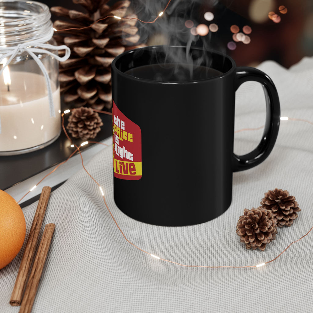 The Price is Right Logo Retro Black Mug (11oz, 15oz)