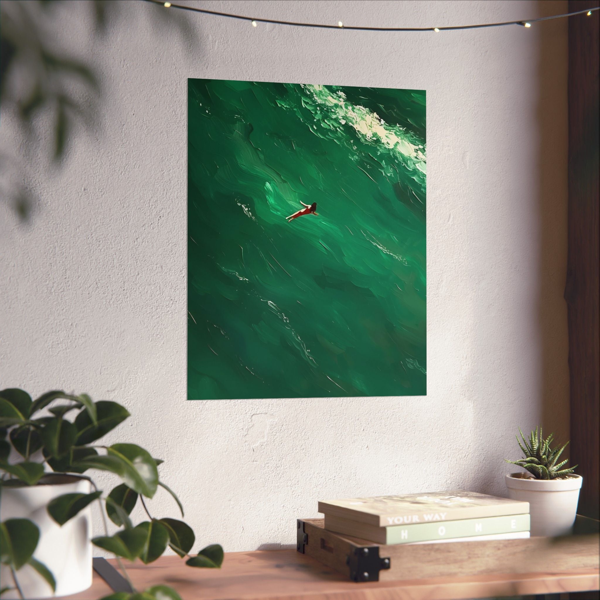 Where the Ocean Holds Its Breath Matte Vertical Poster — Style Wall Art