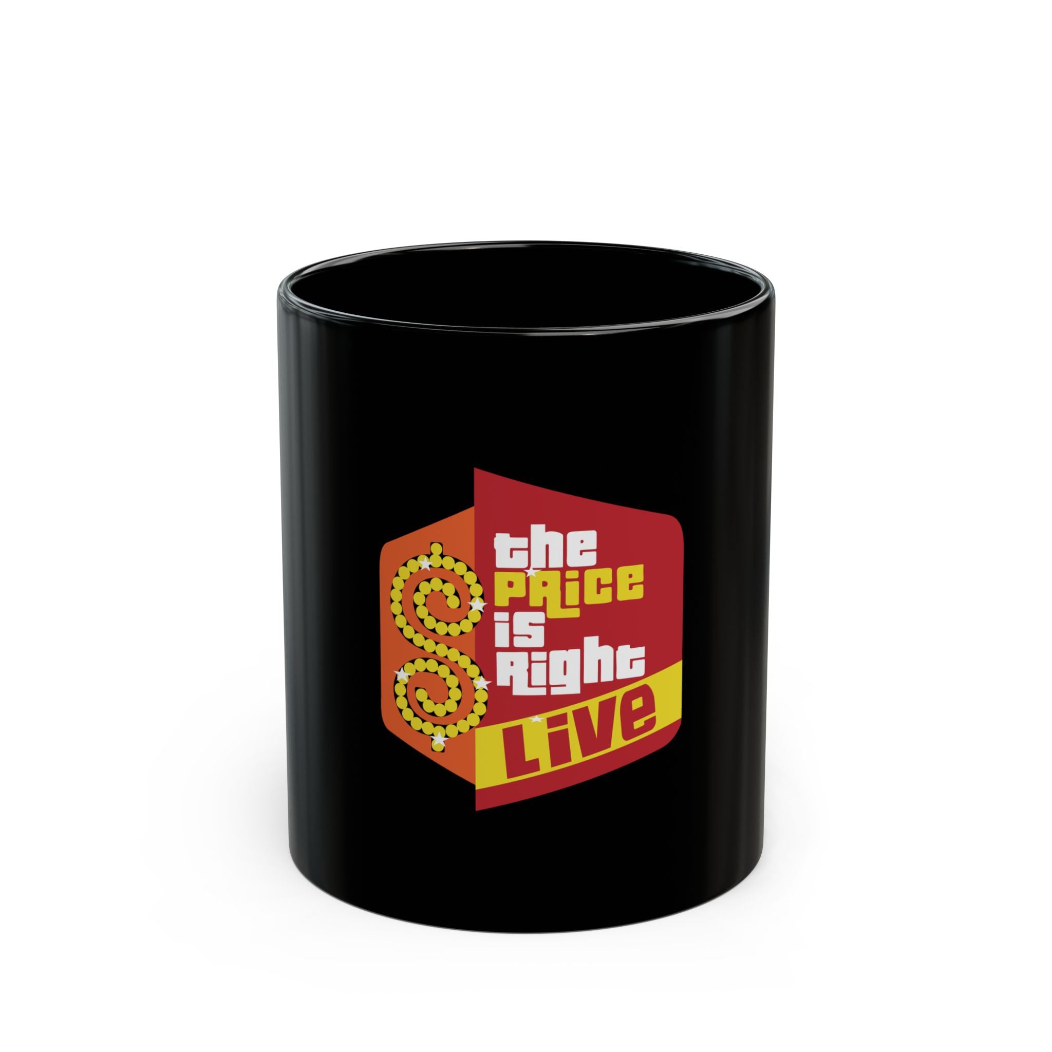 The Price is Right Logo Retro Black Mug (11oz, 15oz)