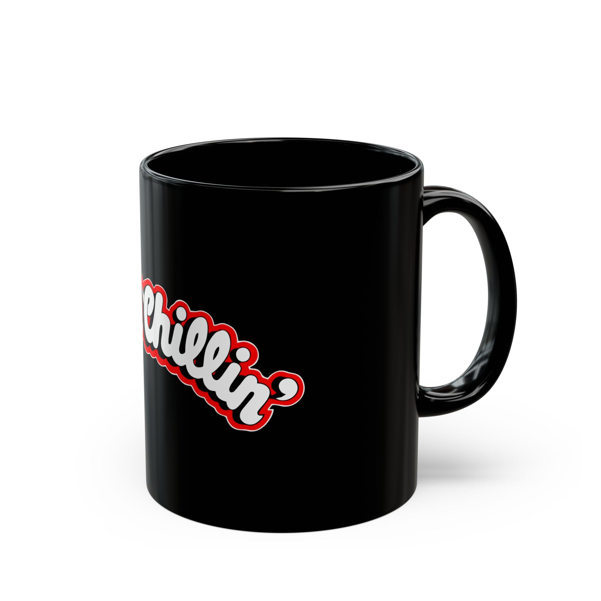 Cold Chillin Logo Retro Black Mug (11oz, 15oz)