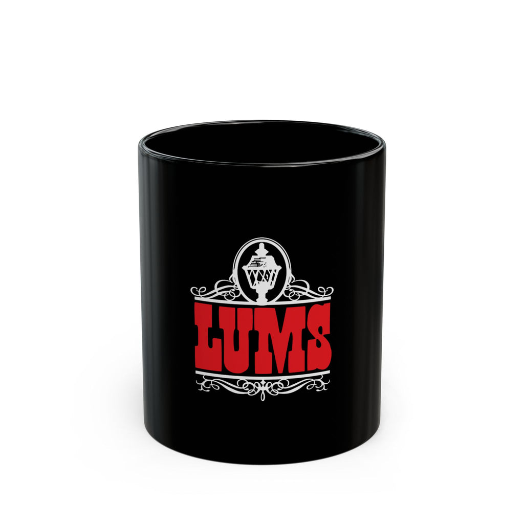 LUMS Retro Logo Black Mug (11oz, 15oz)