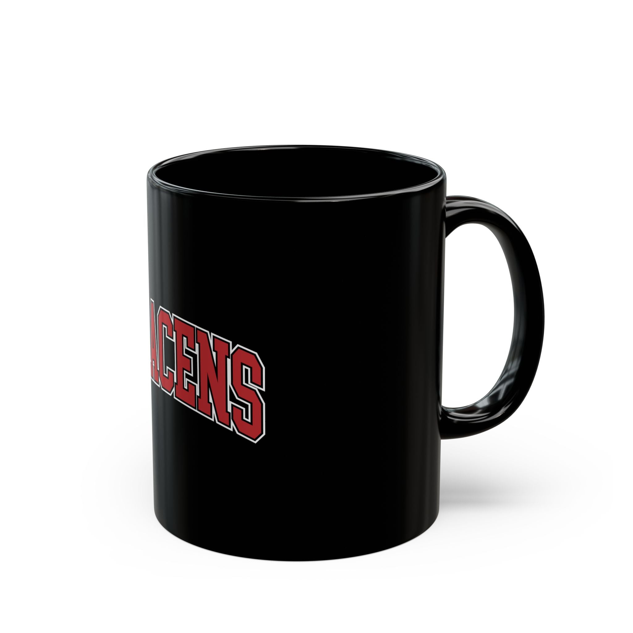 Saracens Retro Logo Retro Black Mug (11oz, 15oz)