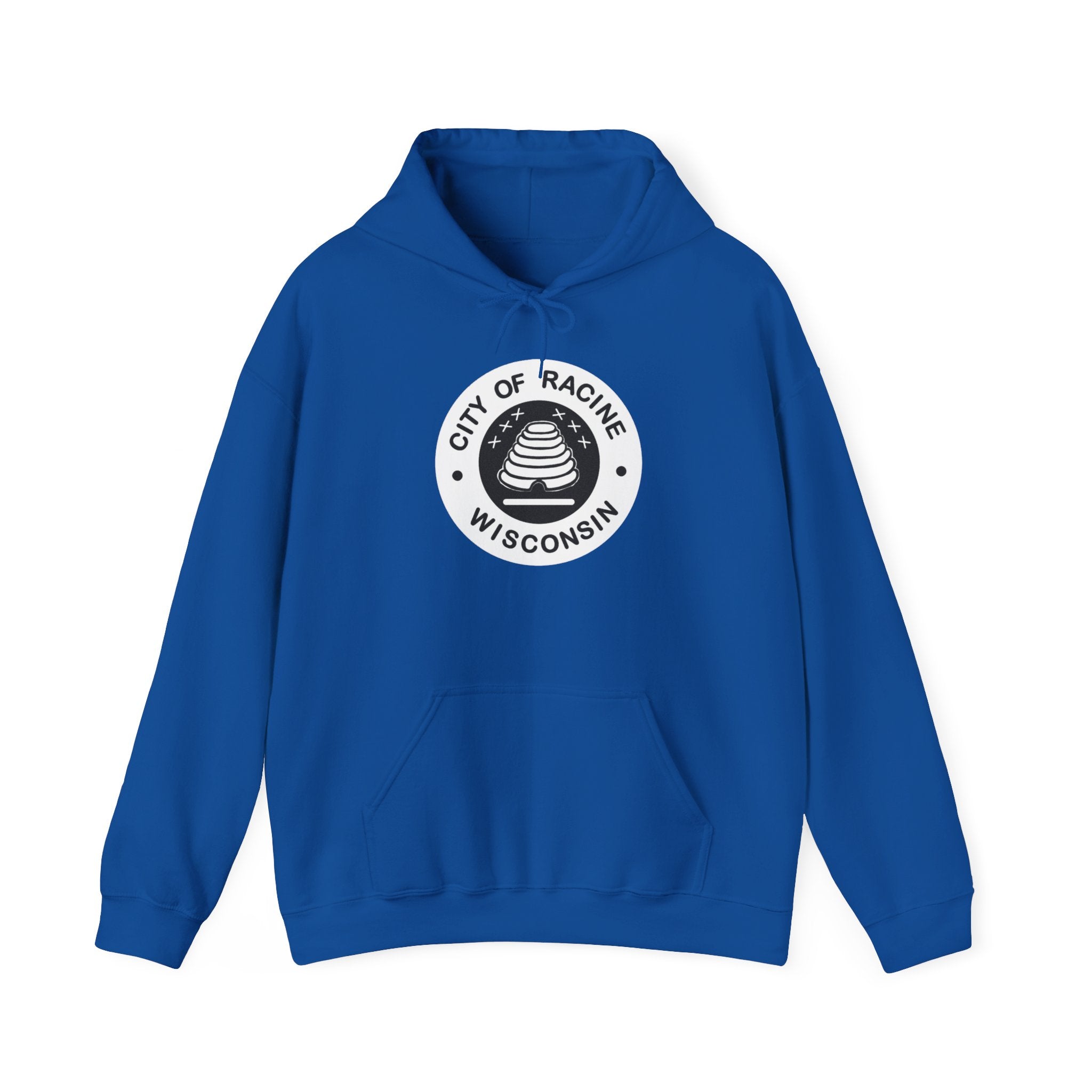 City Of Racine Wisconsin Retro Logo — Bold City Pride Pullover