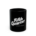 Fifth Quarter Logo Retro Black Mug (11oz, 15oz)