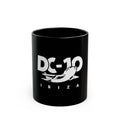 DC 10 Ibiza Retro Logo Retro Black Mug (11oz, 15oz)