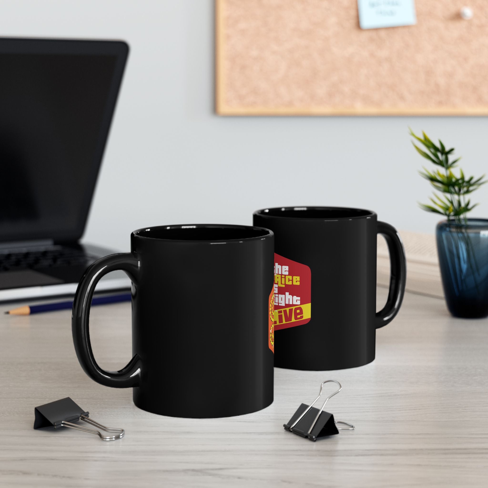 The Price is Right Logo Retro Black Mug (11oz, 15oz)