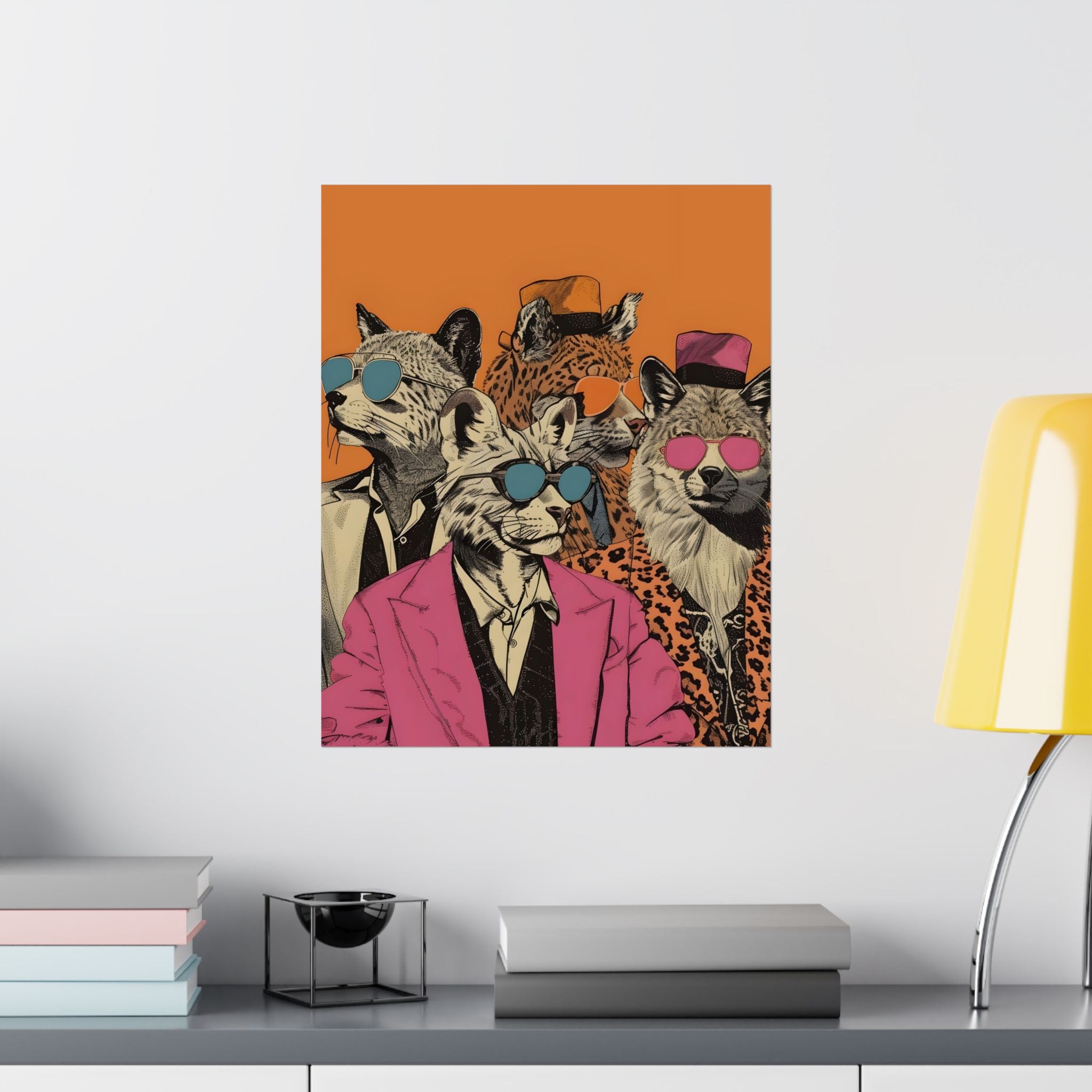 The Feline Funk Society Matte Vertical Poster — Wall Art