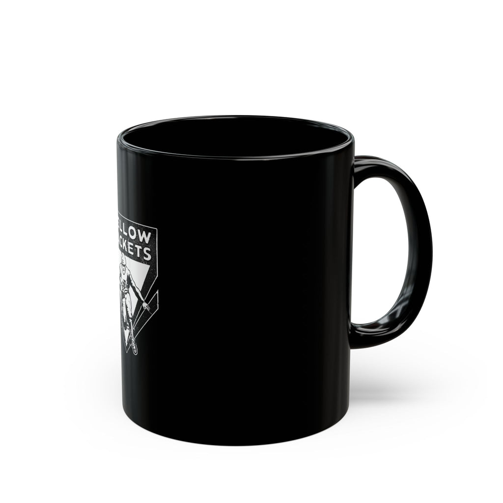 Yellow Jackets Logo Black Mug (11oz, 15oz)