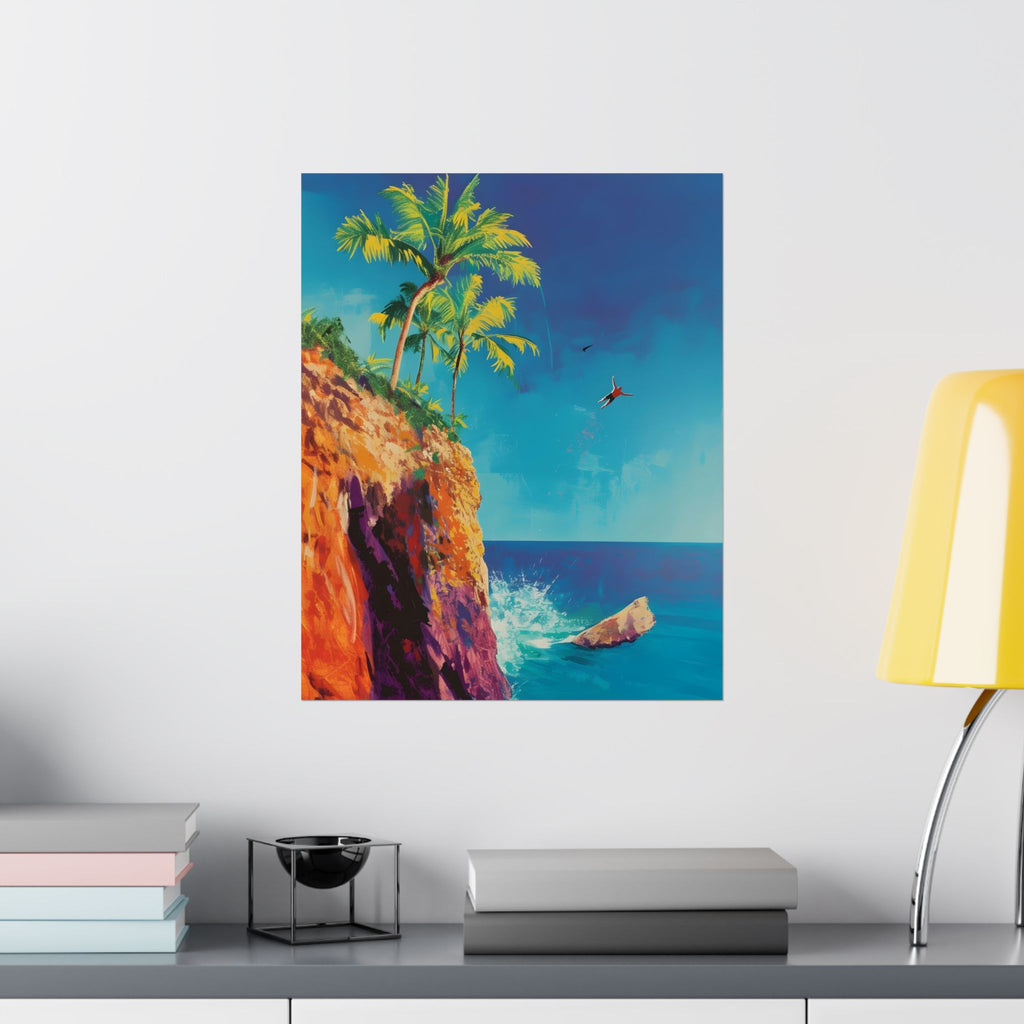 Where Courage Meets the Sea Matte Vertical Poster — Style Wall Art