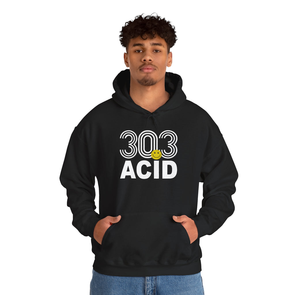 303 Acid House Music Retro Logo — Bold City Pride Pullover
