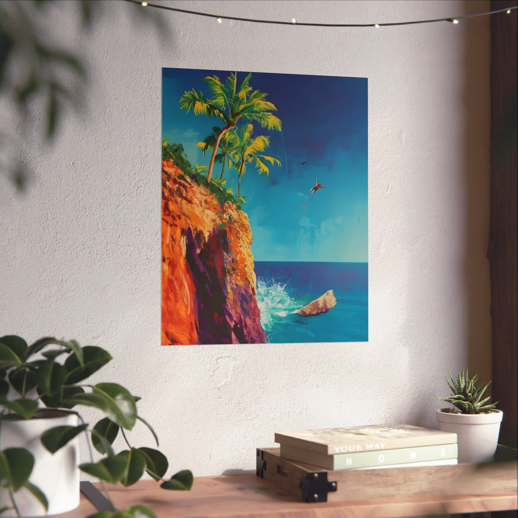 Where Courage Meets the Sea Matte Vertical Poster — Style Wall Art