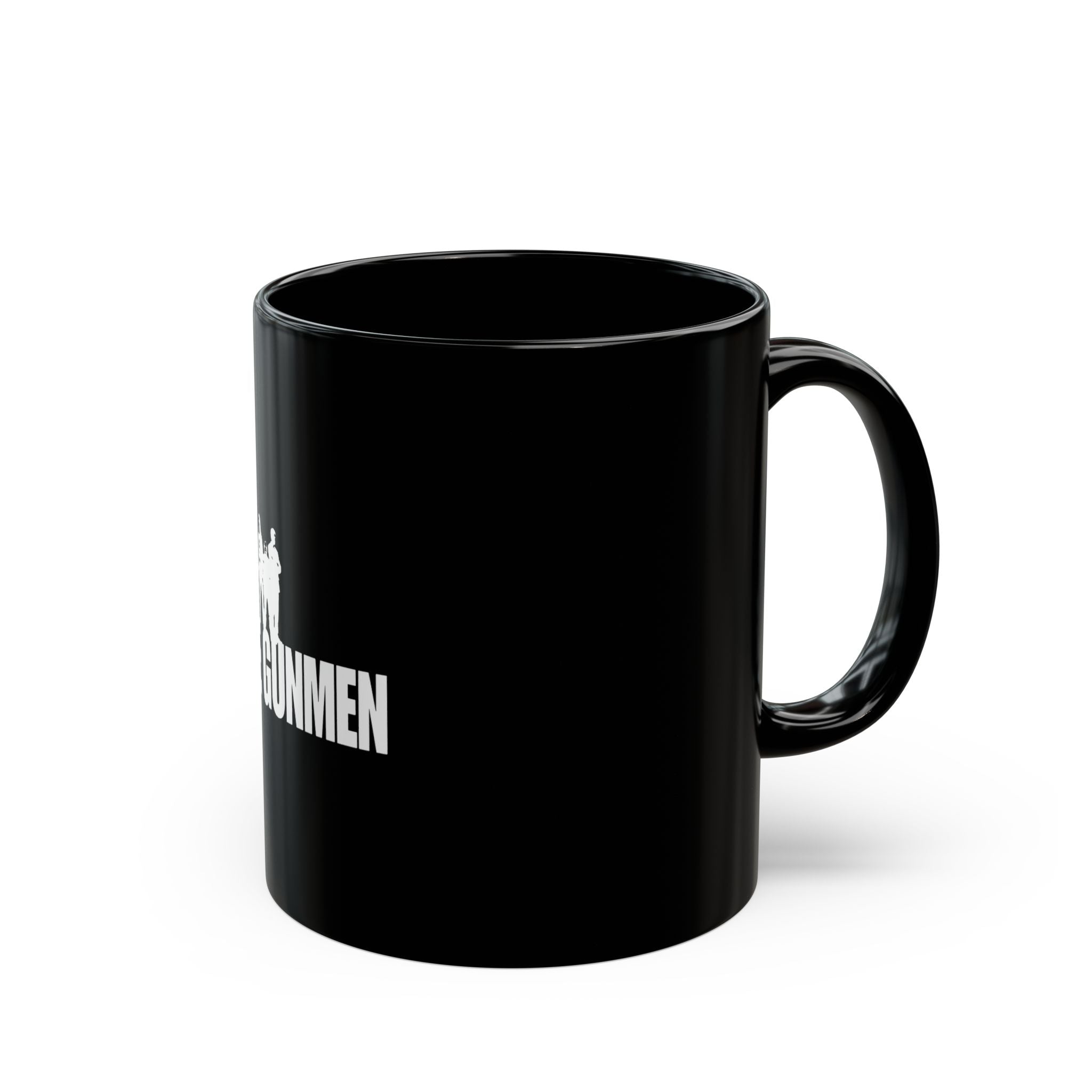 The Lone Gunmen Logo Retro Black Mug (11oz, 15oz)