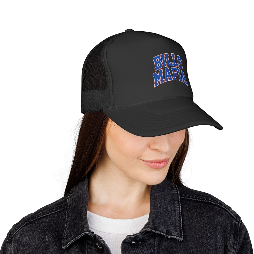 Bills Mafia Retro Cap – Vintage Arch Logo Mesh Hat