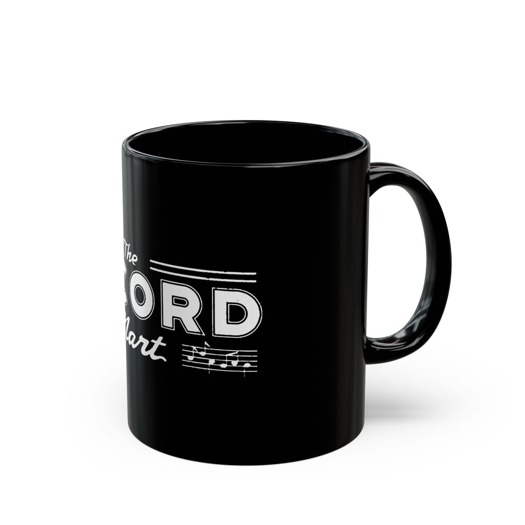 Record Mart Logo  Black Mug (11oz, 15oz)