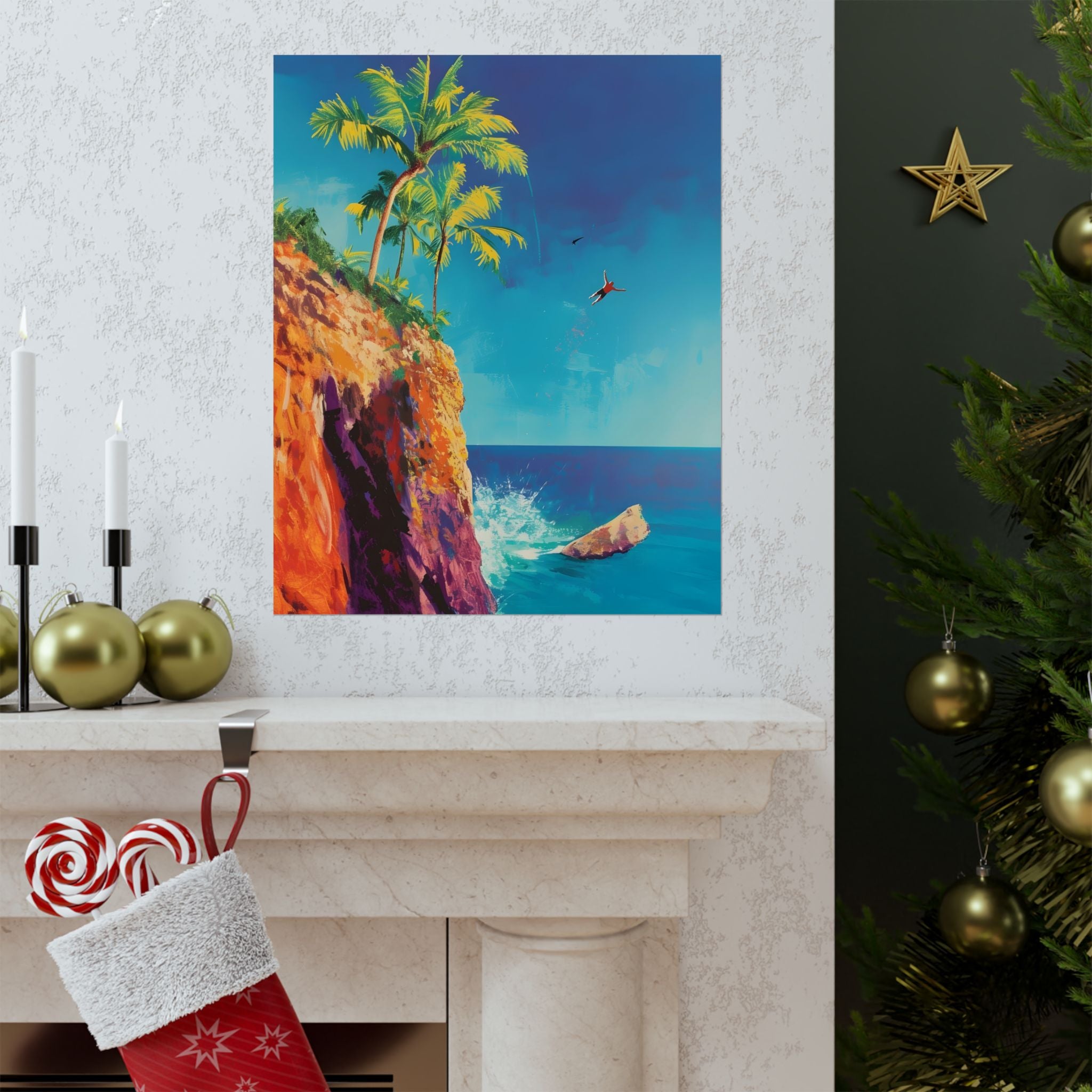 Where Courage Meets the Sea Matte Vertical Poster — Style Wall Art