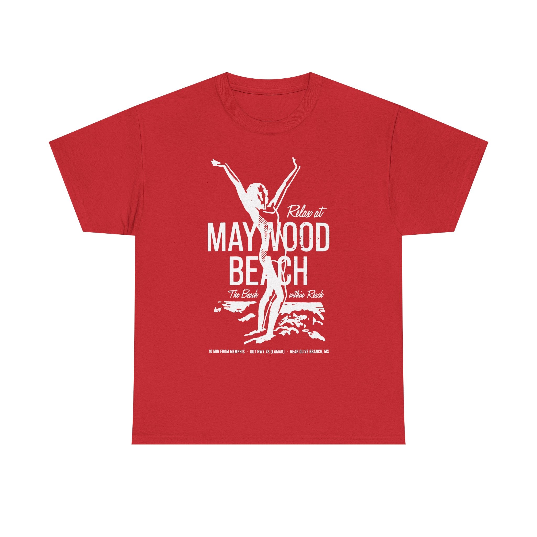 Beach Vibes Unisex Tee - 'Maywood Beach' Design