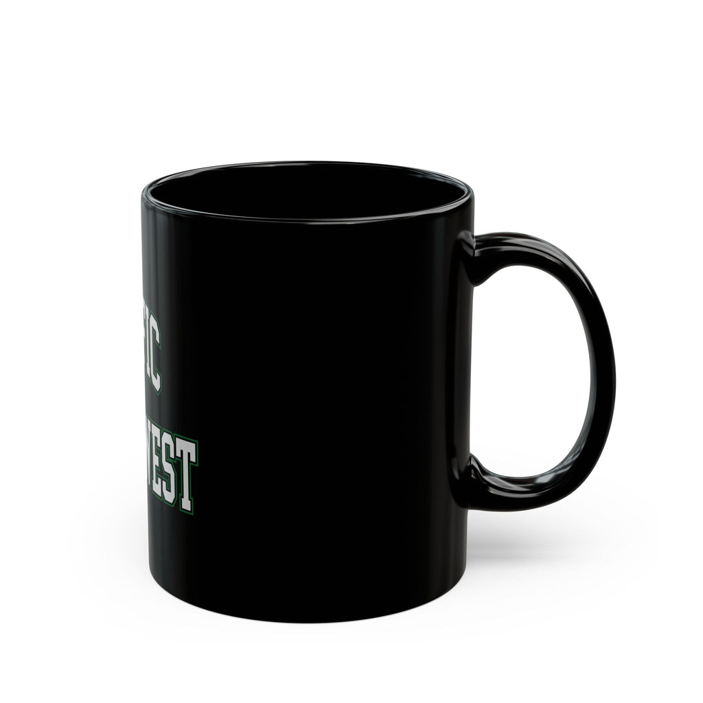 Pacific Northwest Logo Retro Black Mug (11oz, 15oz)