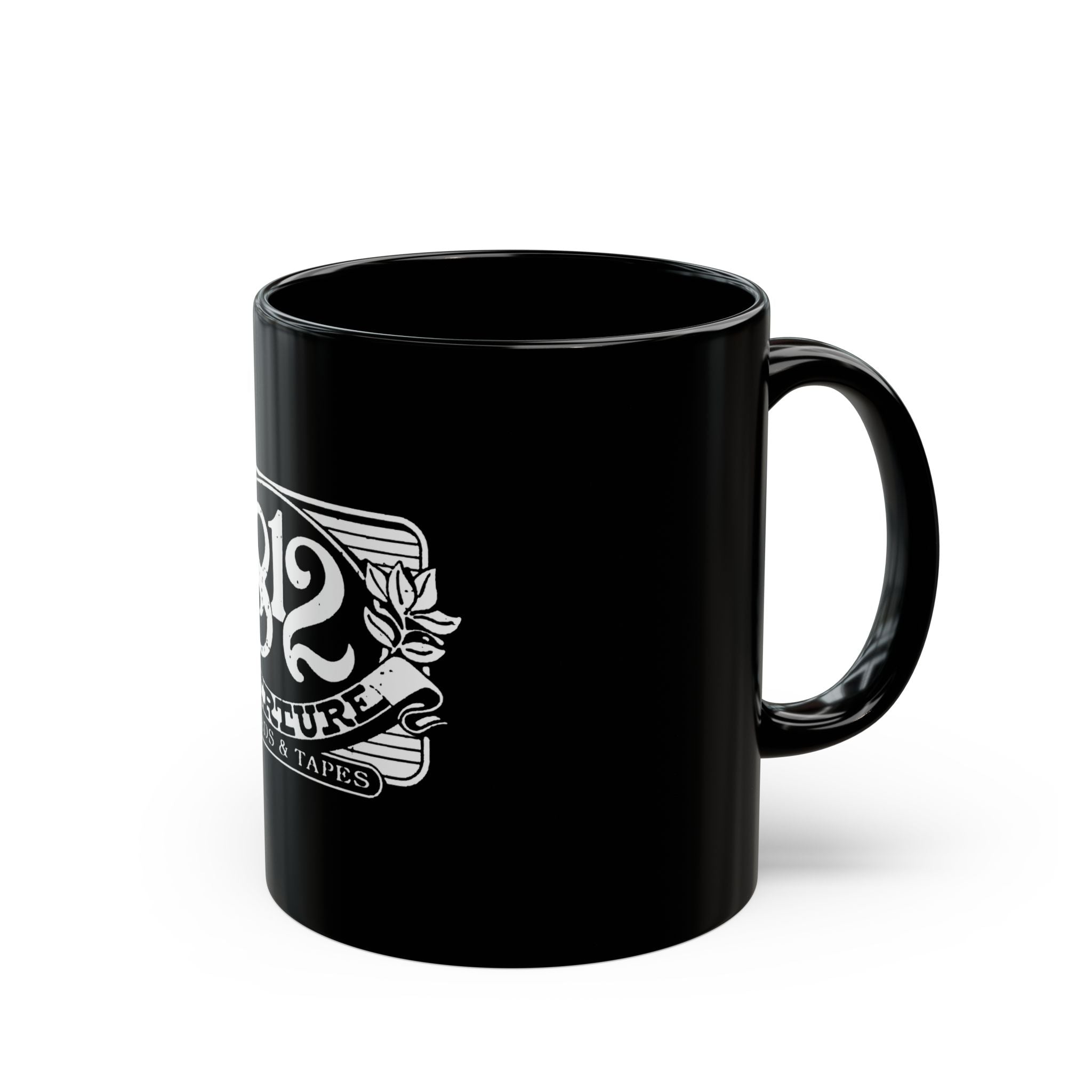 1812 Overture Record Logo  Black Mug (11oz, 15oz)