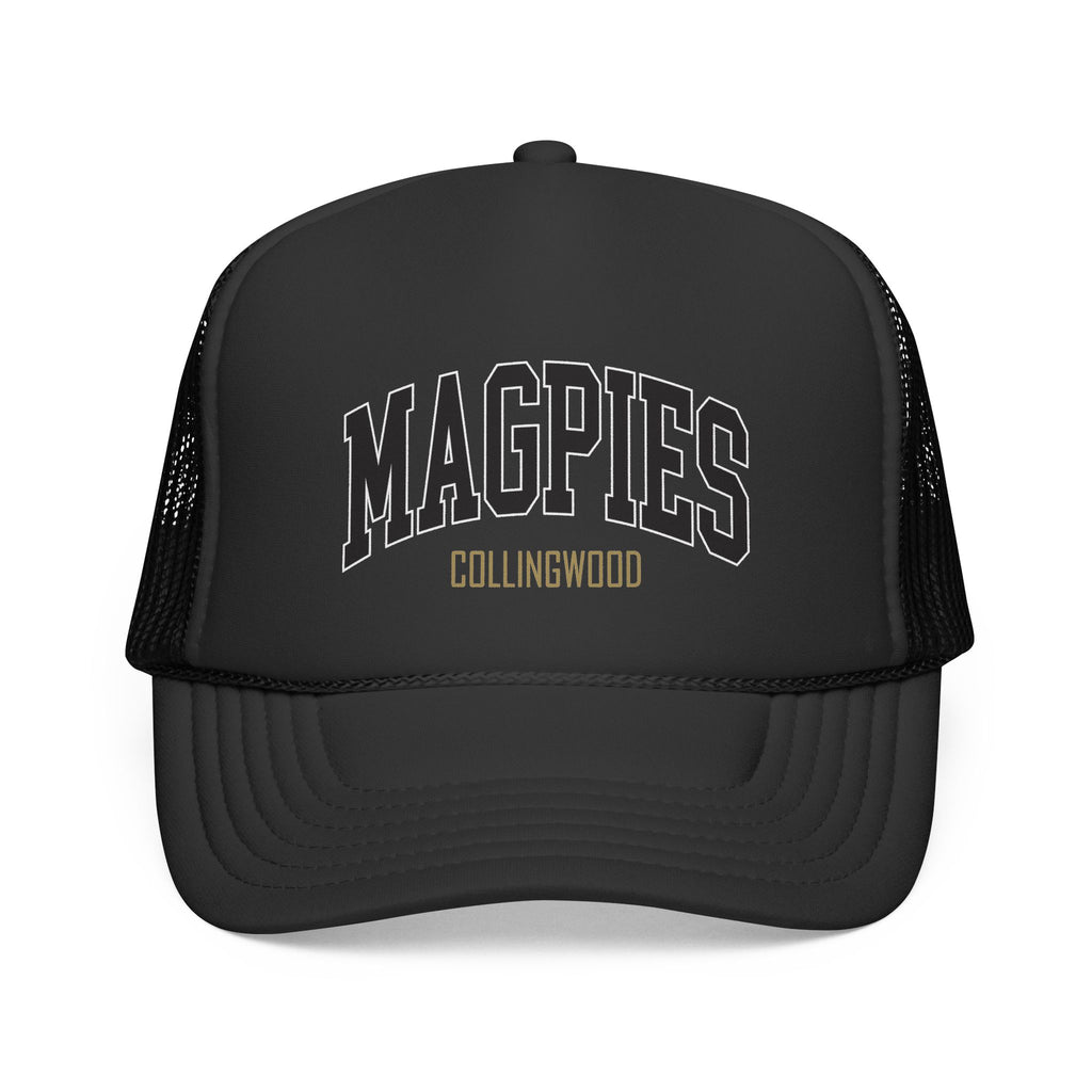 Magpies Football Club Retro Cap Logo – Vintage Arch Logo Mesh Hat