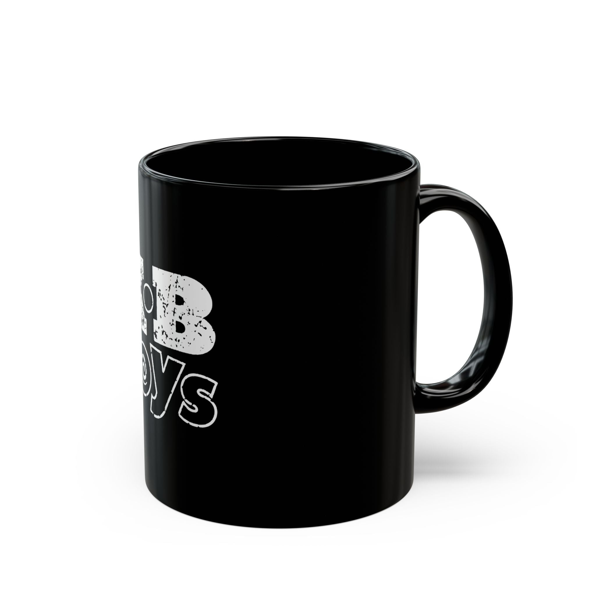 K B Toys Logo Retro Black Mug (11oz, 15oz)