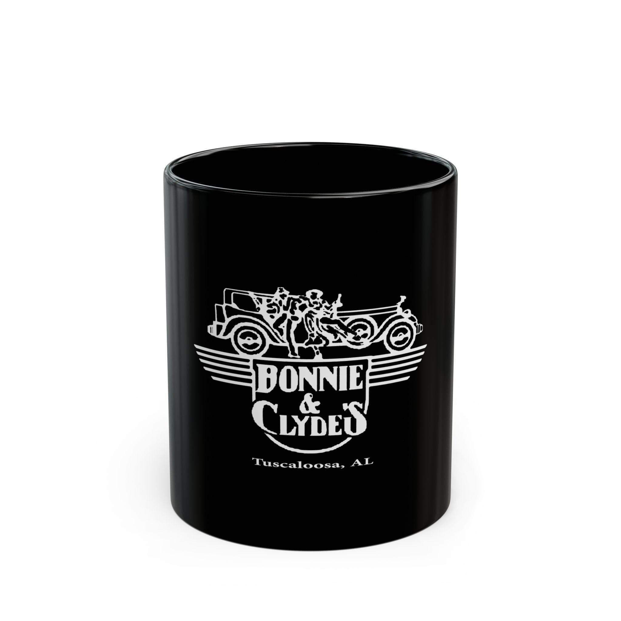 Bonnie Clydes music Black Mug (11oz, 15oz)