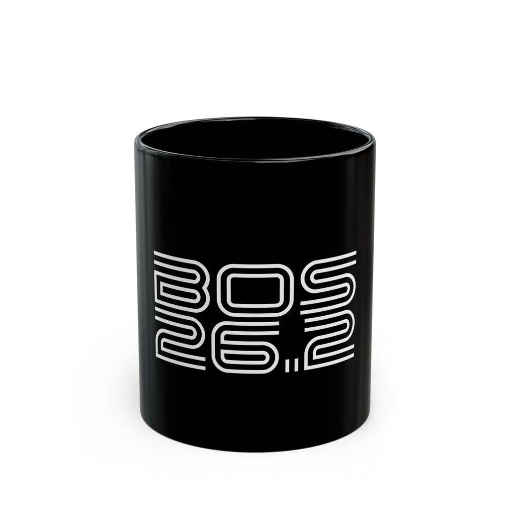 Boston Running Marathon Black Mug (11oz, 15oz)