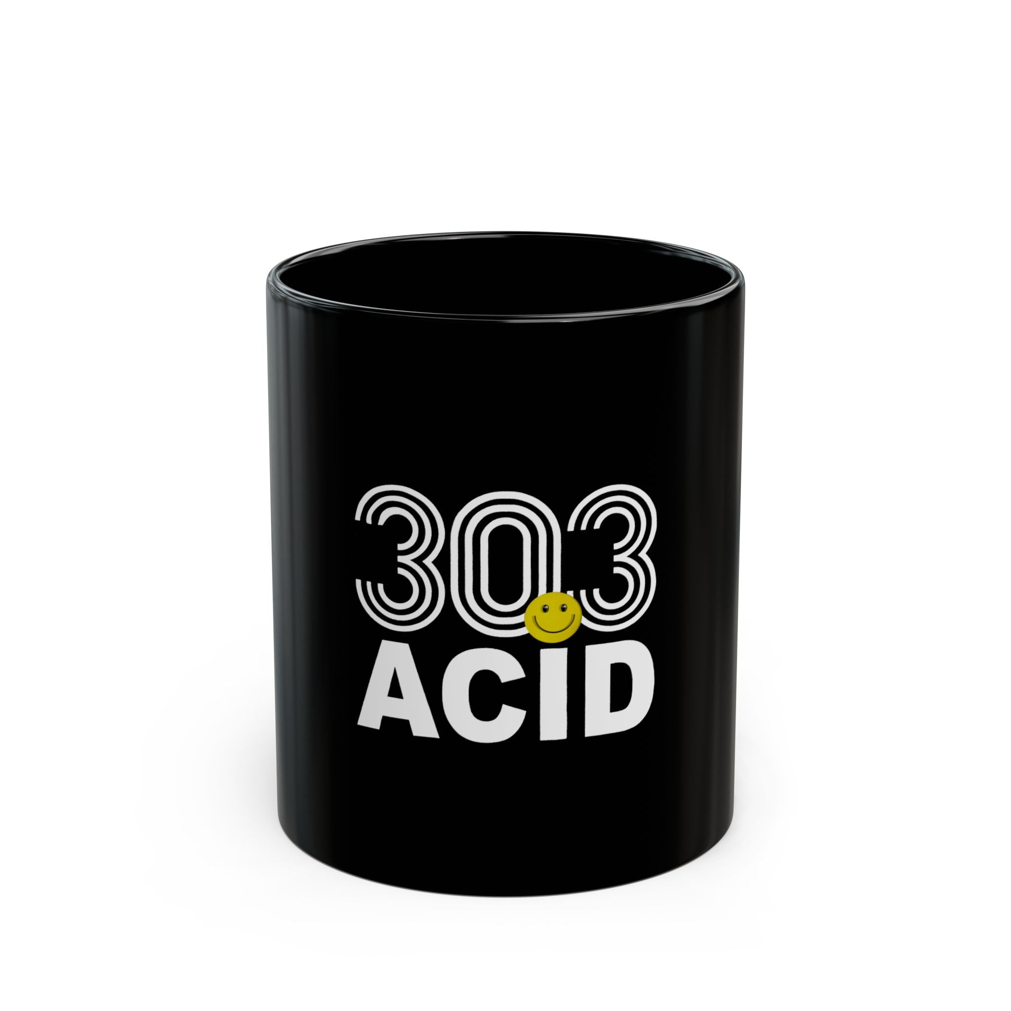 303 ACID Logo Retro Black Mug (11oz, 15oz)