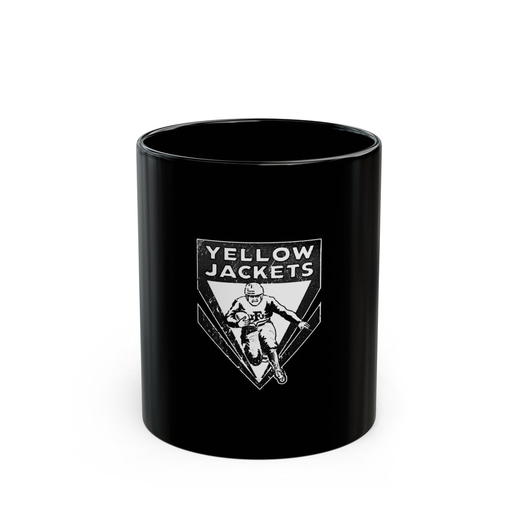 Yellow Jackets Logo Black Mug (11oz, 15oz)