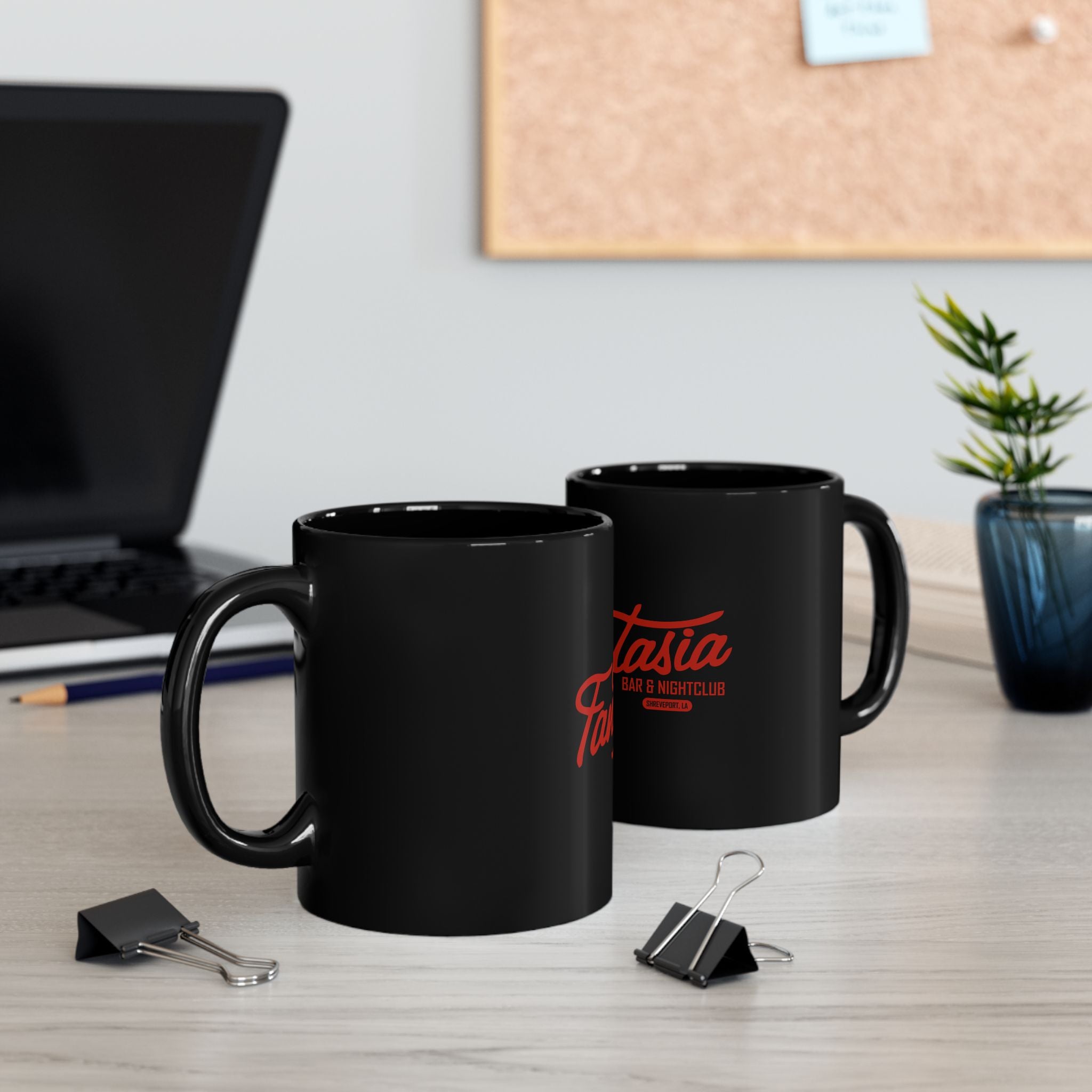 Fangtasia Bar Logo Retro Black Mug (11oz, 15oz)
