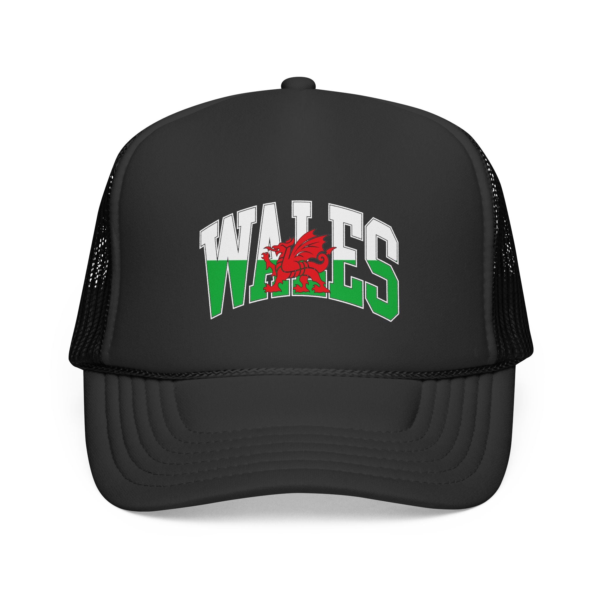 Wales Retro Logo – Vintage Arch Logo Mesh Hat