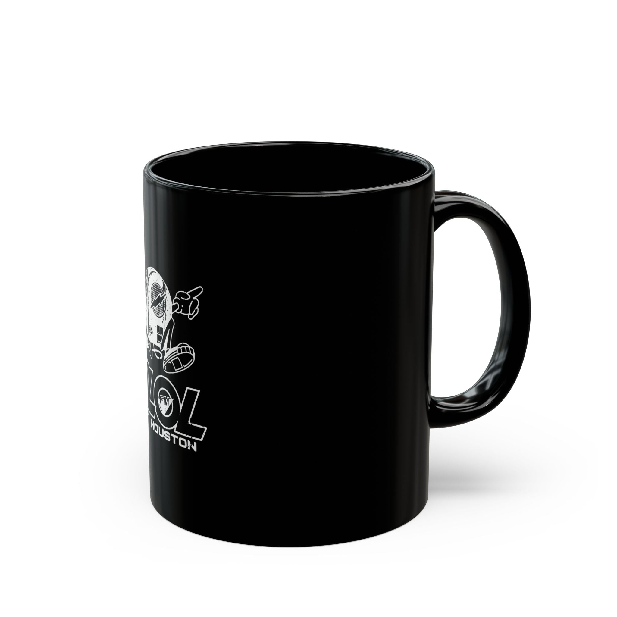 KLOL Retro Logo Black Mug (11oz, 15oz)