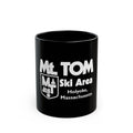 Mt Tom Ski Area Retro Logo Black Mug (11oz, 15oz)