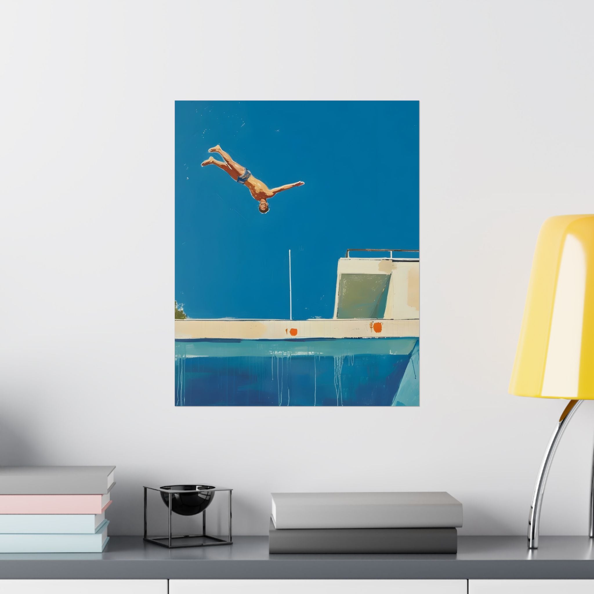 A Moment Before the Splash Matte Vertical Poster — Wall Art
