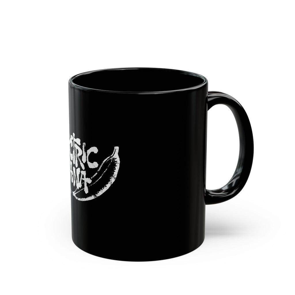 Electric Banana Logo Retro Black Mug (11oz, 15oz)