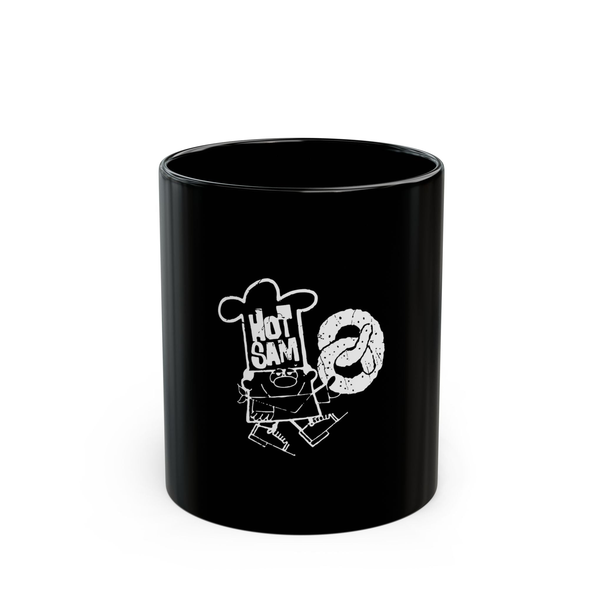 Hot Sam Logo  Black Mug (11oz, 15oz)