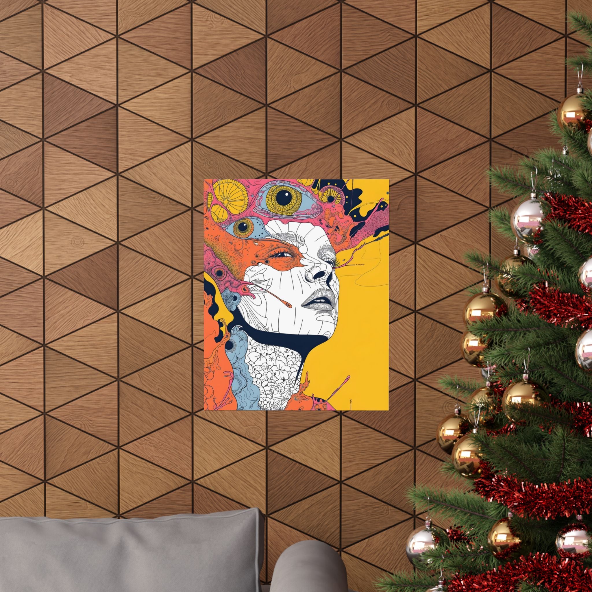 PsychoPop Dream Matte Vertical Poster — Wall Art