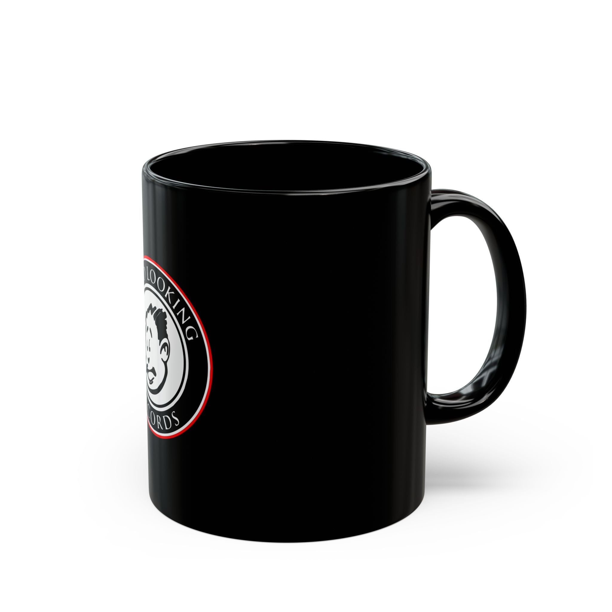 Good Looking Logo Retro Black Mug (11oz, 15oz)