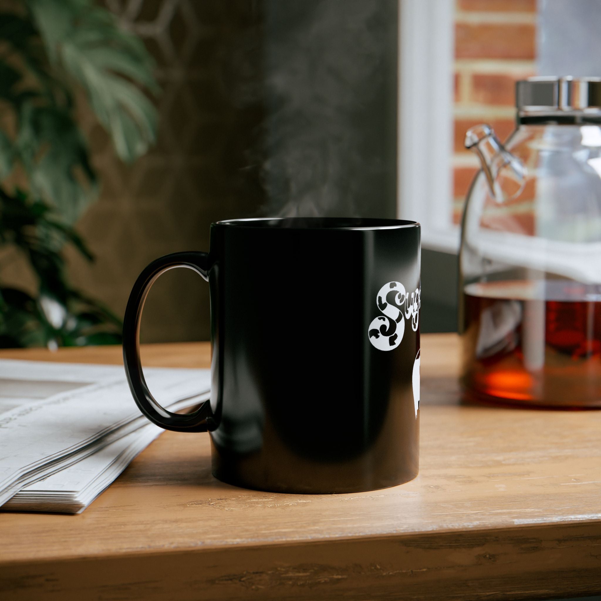 Sugarhill Logo Retro Black Mug (11oz, 15oz)