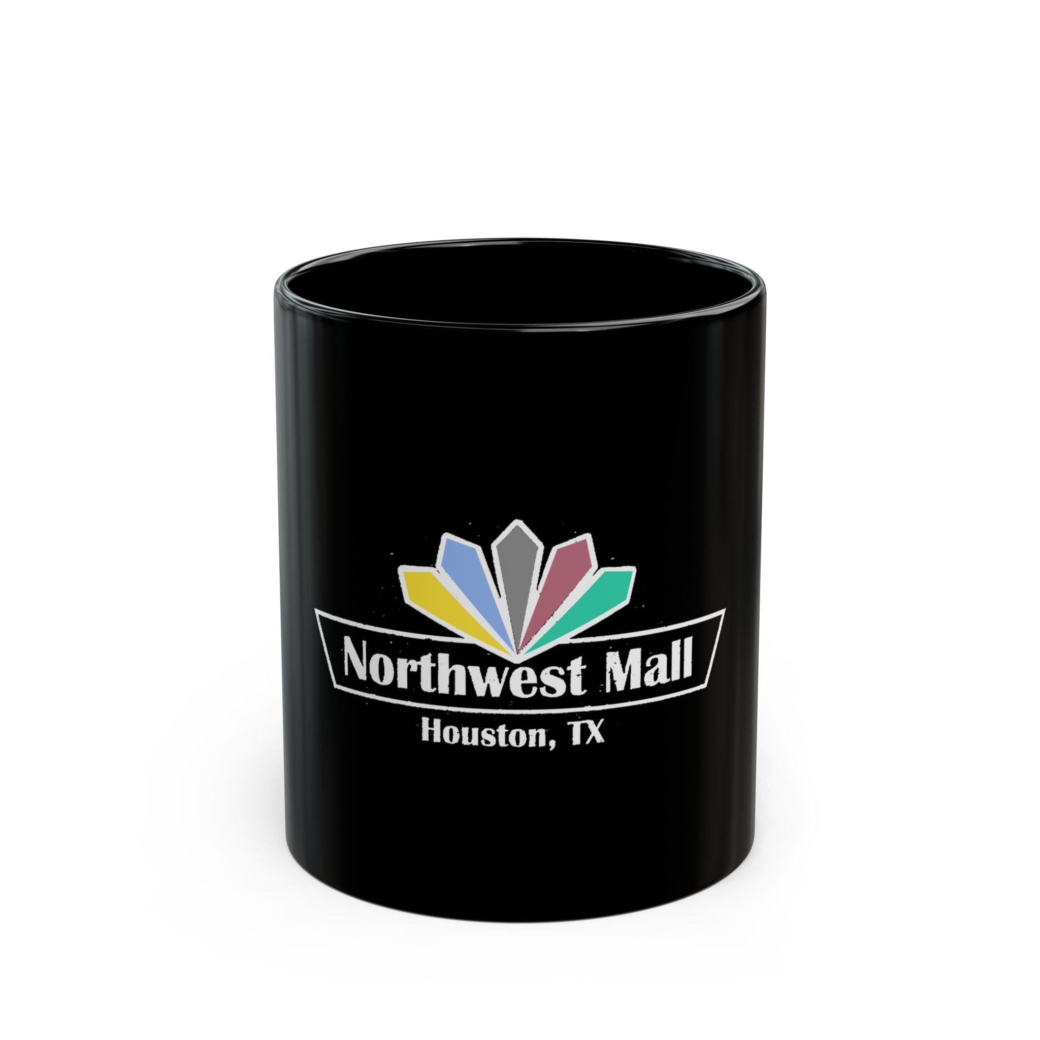 Northwest Mall Logo Retro Black Mug (11oz, 15oz)