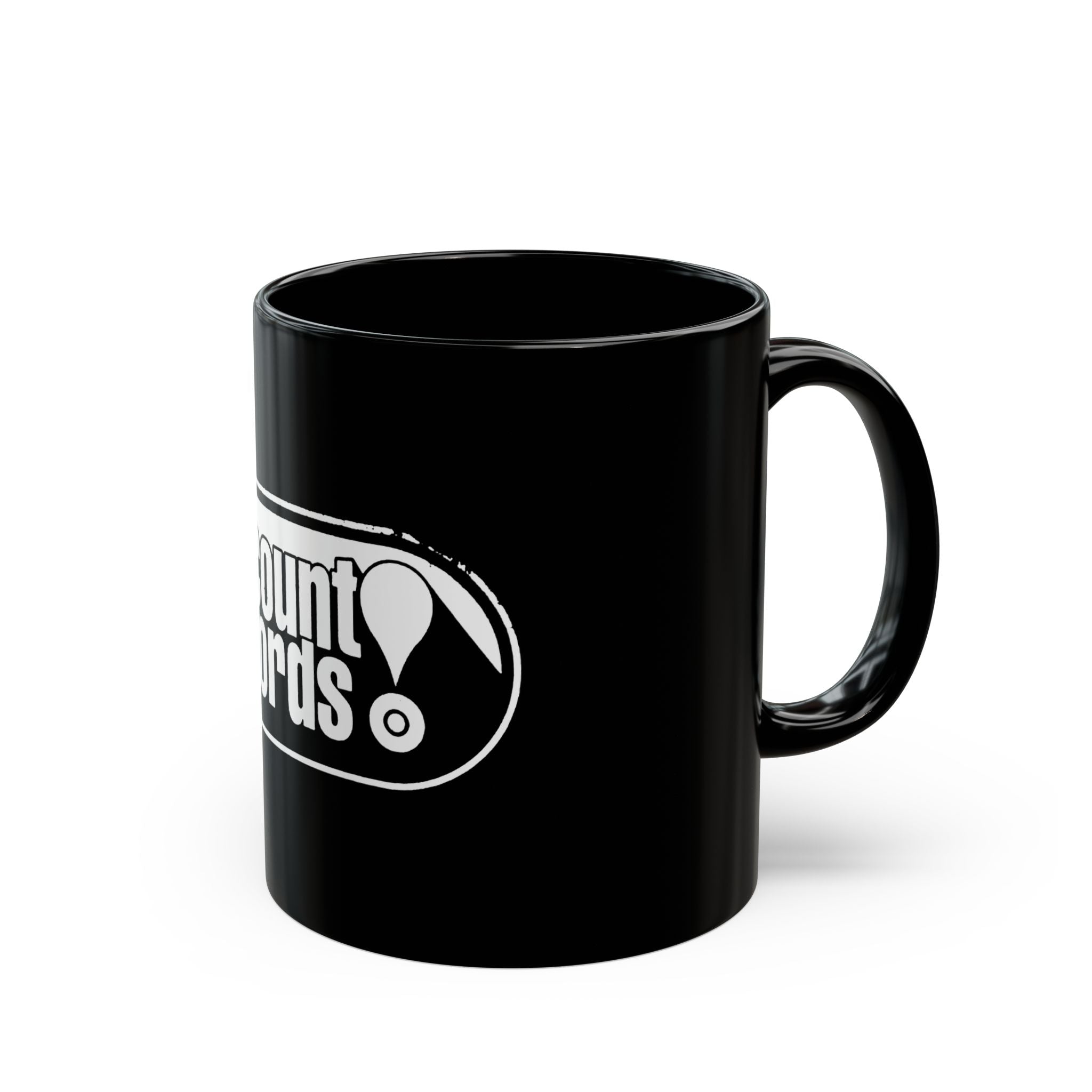 Discount Records Logo  Black Mug (11oz, 15oz)