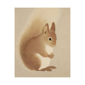 The Gentle Squirrel of Pinewood Forest Matte Vertical Poster — Wall Art