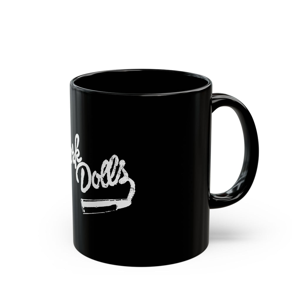 New York Dolls Logo Retro Black Mug (11oz, 15oz)